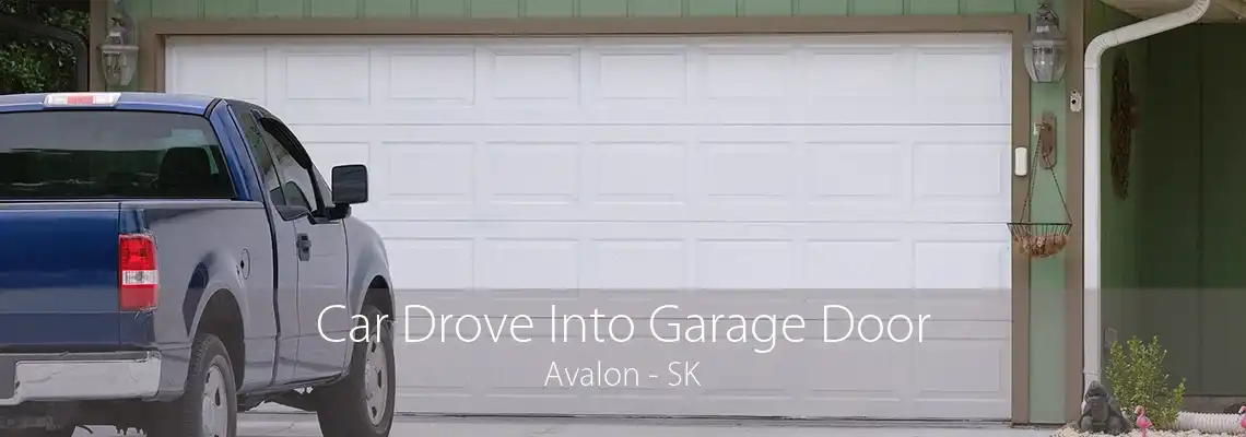 Car Drove Into Garage Door Avalon - SK