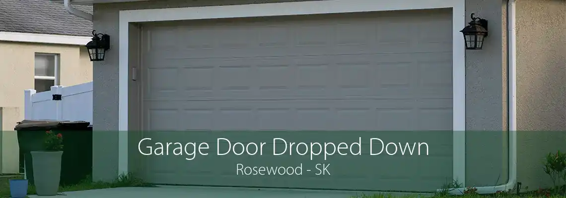Garage Door Dropped Down Rosewood - SK