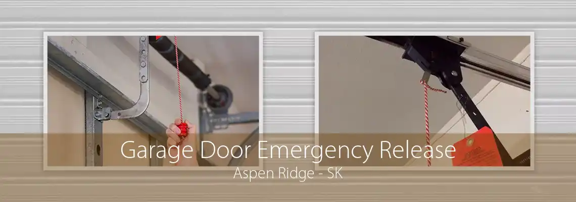 Garage Door Emergency Release Aspen Ridge - SK