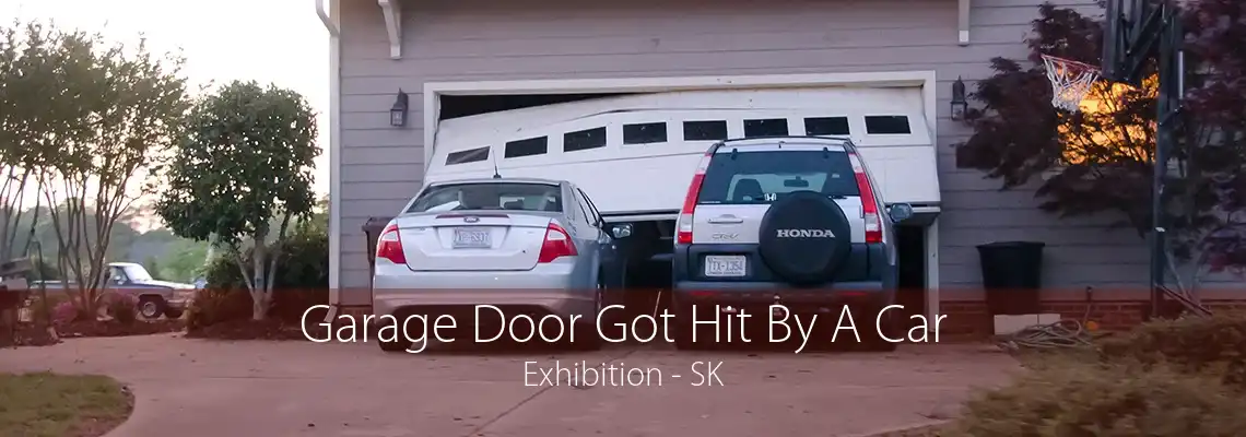 Garage Door Got Hit By A Car Exhibition - SK